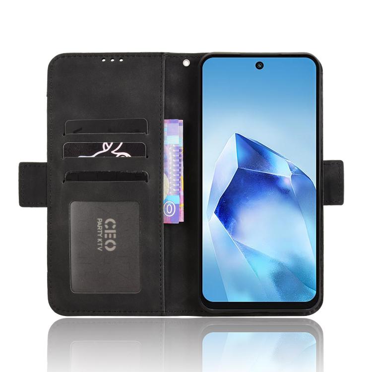 For itel Power 70 Skin Feel Calf Texture Card Slots Leather Phone Case