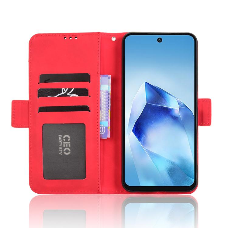 For itel Power 70 Skin Feel Calf Texture Card Slots Leather Phone Case
