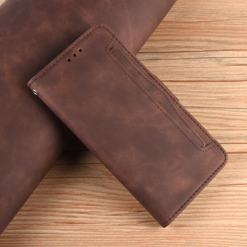 For itel Power 70 Skin Feel Calf Texture Card Slots Leather Phone Case