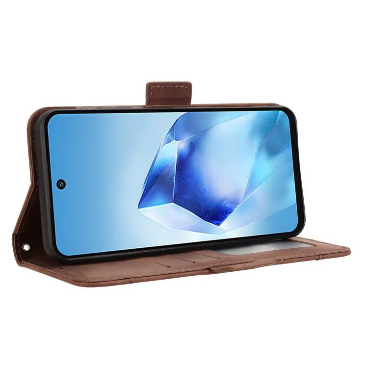 For itel Power 70 Skin Feel Calf Texture Card Slots Leather Phone Case