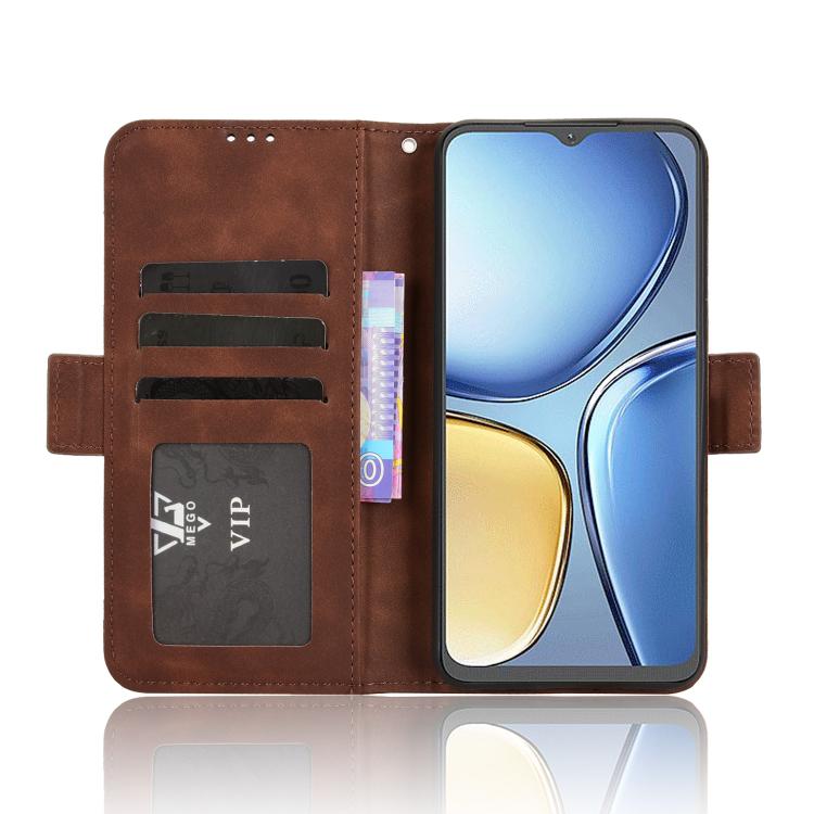 For itel A90 4G Skin Feel Calf Texture Card Slots Leather Phone Case