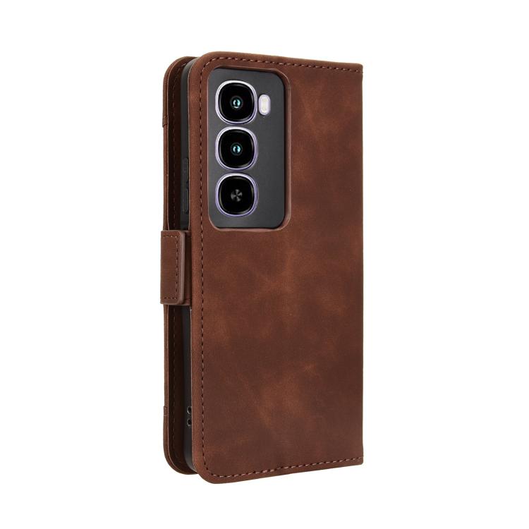 For itel City 100 4G Skin Feel Calf Texture Card Slots Leather Phone Case