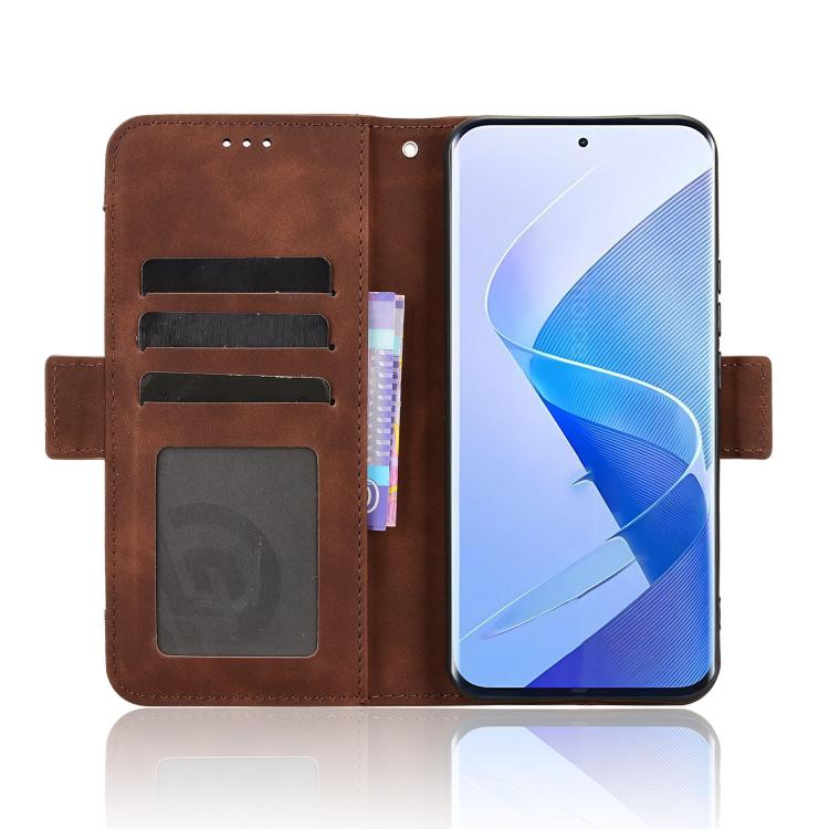 For itel Super 26 Ultra Skin Feel Calf Texture Card Slots Leather Phone Case