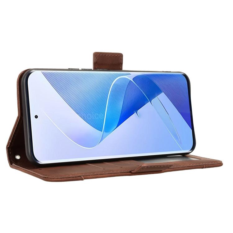 For itel Super 26 Ultra Skin Feel Calf Texture Card Slots Leather Phone Case