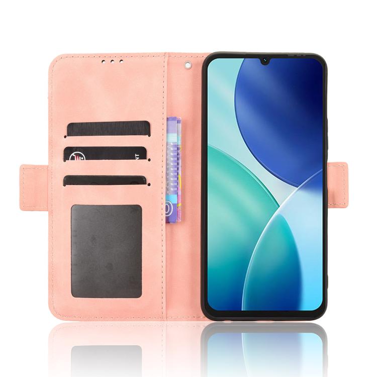 For itel A100 4G Skin Feel Calf Texture Card Slots Leather Phone Case