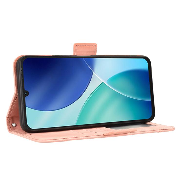 For itel A100 4G Skin Feel Calf Texture Card Slots Leather Phone Case