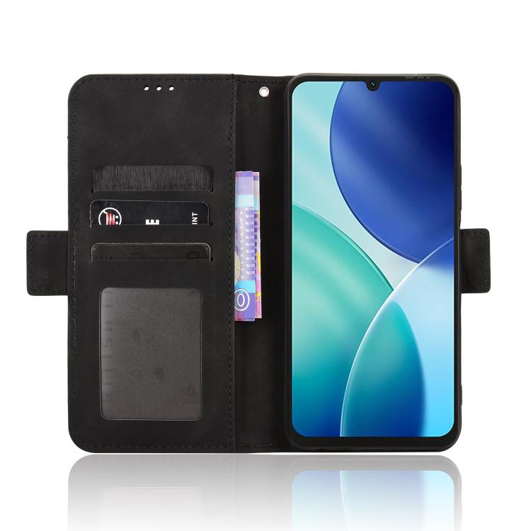 For itel A100 4G Skin Feel Calf Texture Card Slots Leather Phone Case