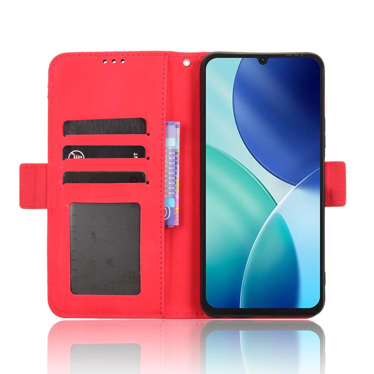 For itel A100 4G Skin Feel Calf Texture Card Slots Leather Phone Case