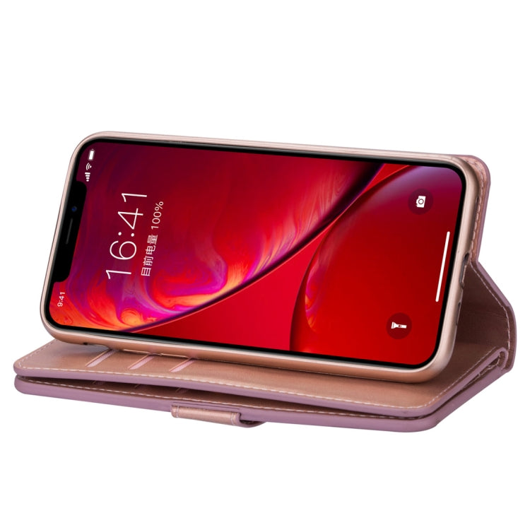 For iPhone 11 Pro Multifunctional Zipper Horizontal Flip Leather Casewith Holder & Wallet & 9 Card Slots & Lanyard