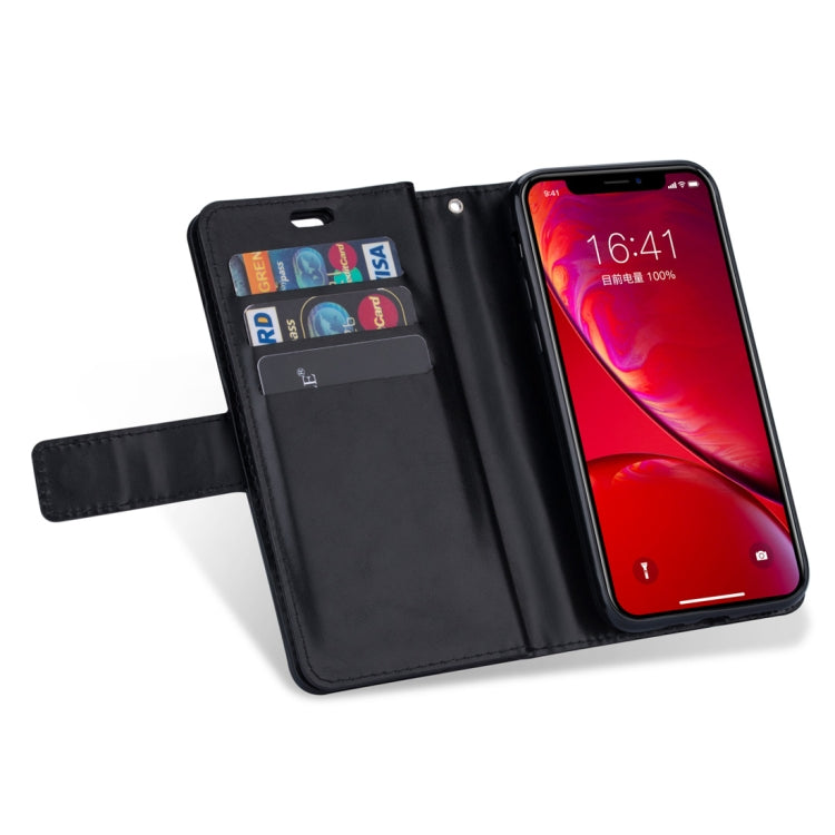 For iPhone 11 Multifunctional Zipper Horizontal Flip Leather Case with Holder & Wallet & 9 Card Slots & Lanyard