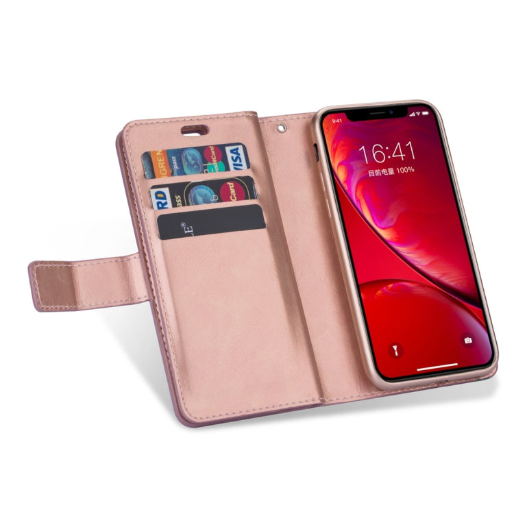 For iPhone 11 Multifunctional Zipper Horizontal Flip Leather Case with Holder & Wallet & 9 Card Slots & Lanyard
