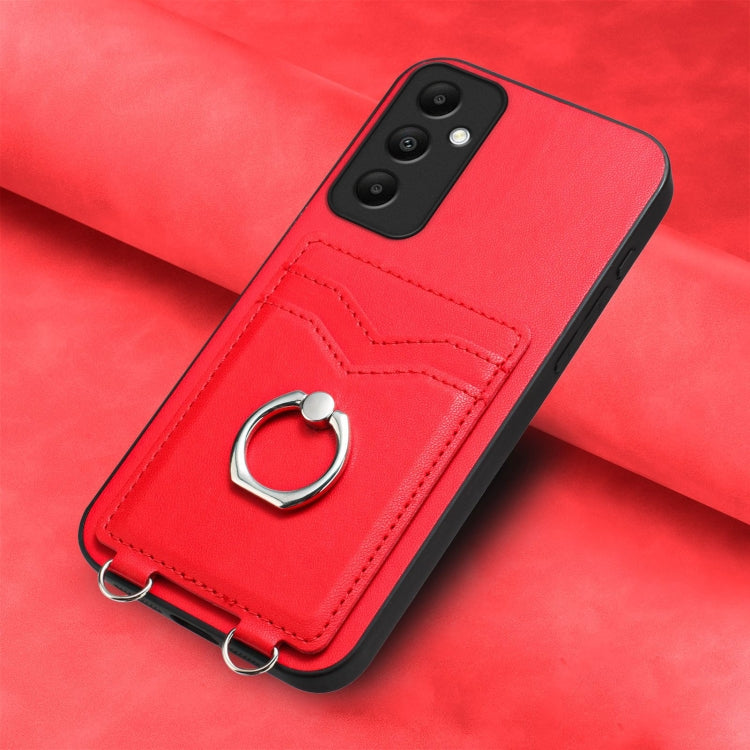 For Samsung Galaxy A05s 4G Global R20 Ring Card Holder Phone Case