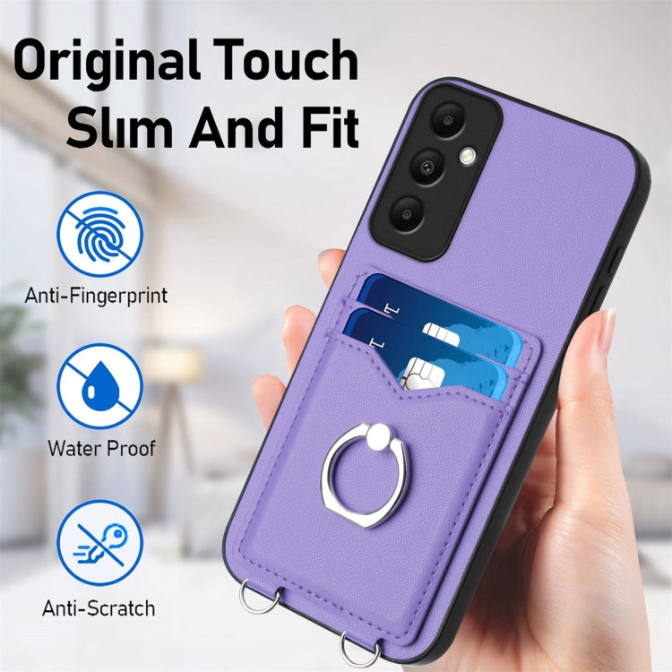 For Samsung Galaxy A05s 4G Global R20 Ring Card Holder Phone Case