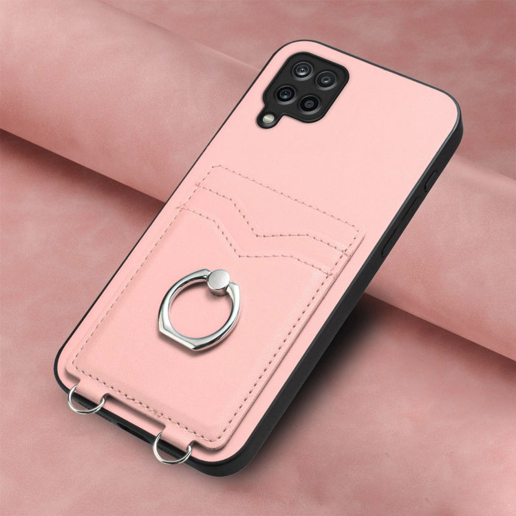 For Samsung Galaxy A12 R20 Ring Card Holder Phone Case
