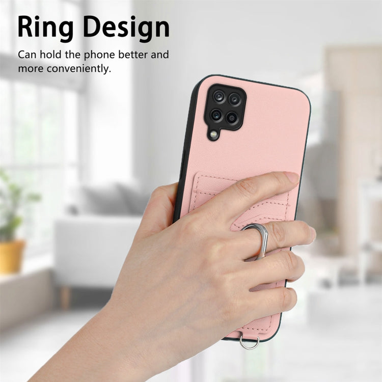 For Samsung Galaxy A12 R20 Ring Card Holder Phone Case