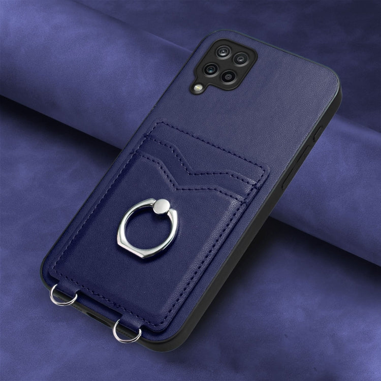 For Samsung Galaxy A12 R20 Ring Card Holder Phone Case