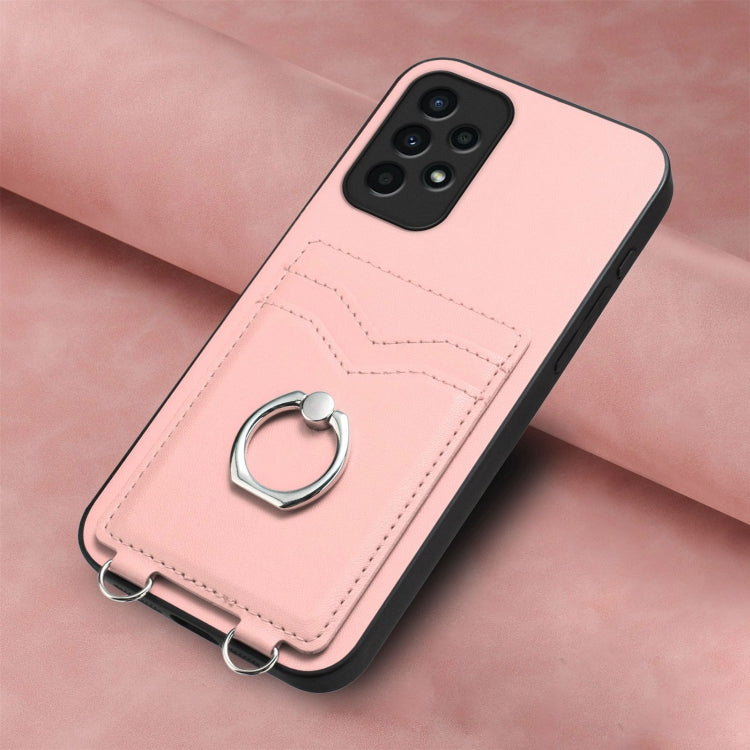 For Samsung Galaxy A13 4G R20 Ring Card Holder Phone Case