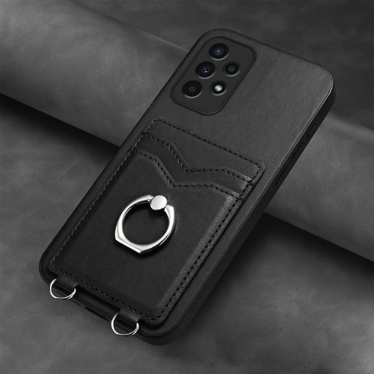 For Samsung Galaxy A13 4G R20 Ring Card Holder Phone Case