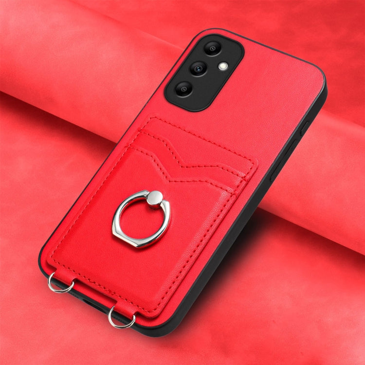 For Samsung Galaxy A14 5G R20 Ring Card Holder Phone Case