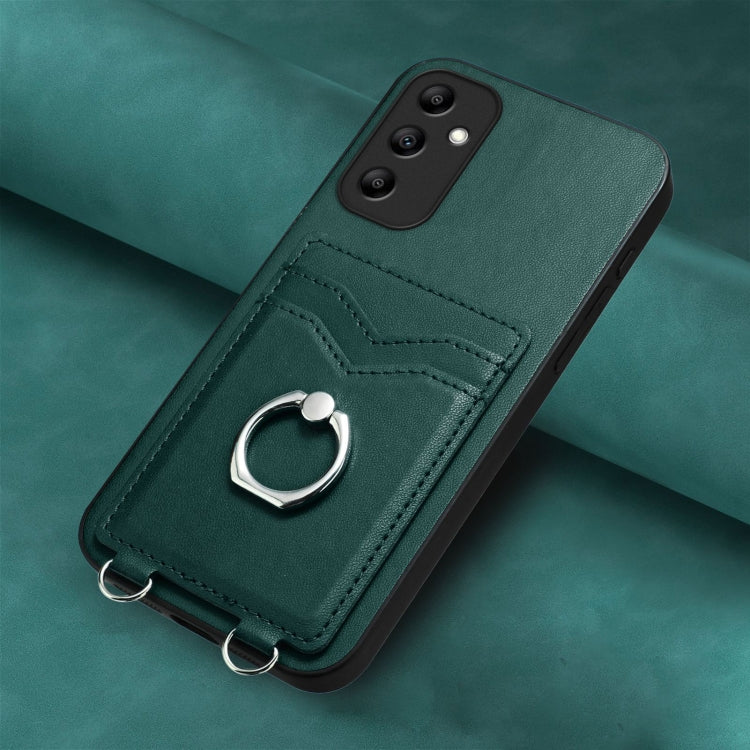 For Samsung Galaxy A14 5G R20 Ring Card Holder Phone Case