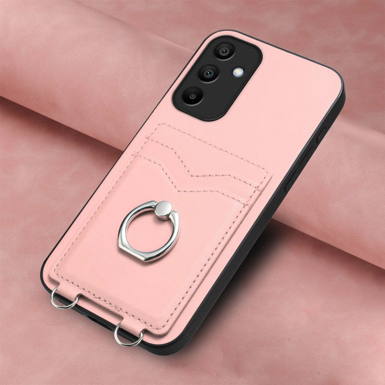 For Samsung Galaxy A15 4G Global R20 Ring Card Holder Phone Case