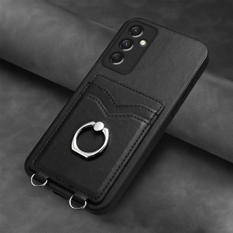 For Samsung Galaxy A24 4G R20 Ring Card Holder Phone Case