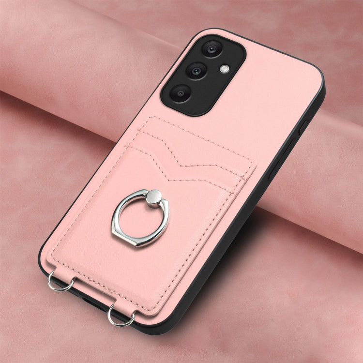 For Samsung Galaxy A25 5G Global R20 Ring Card Holder Phone Case