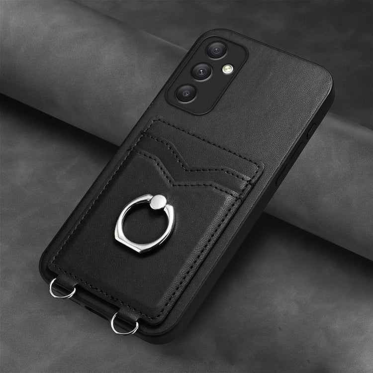 For Samsung Galaxy A34 5G R20 Ring Card Holder Phone Case