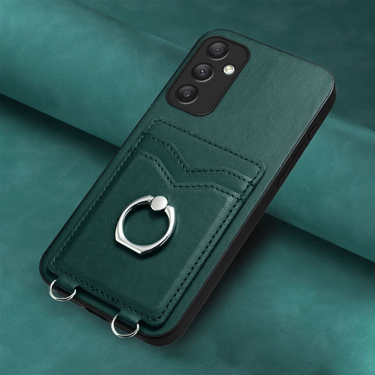 For Samsung Galaxy A34 5G R20 Ring Card Holder Phone Case