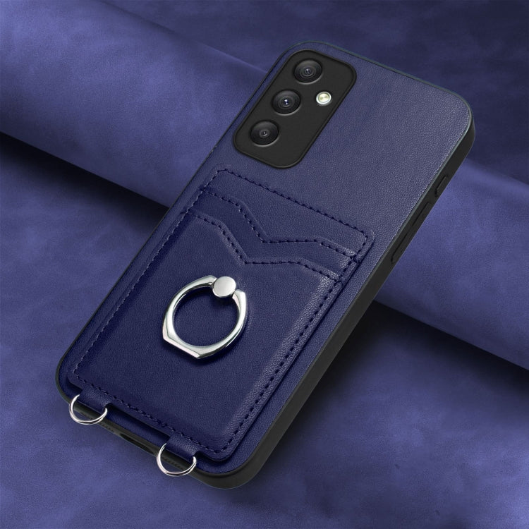 For Samsung Galaxy A35 R20 Ring Card Holder Phone Case