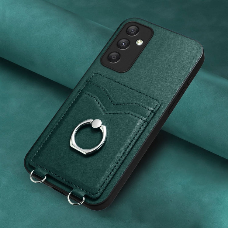 For Samsung Galaxy A35 R20 Ring Card Holder Phone Case