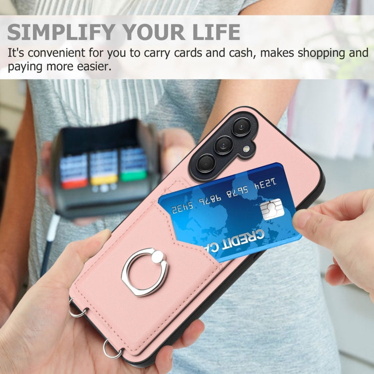 For Samsung Galaxy M55 / C55 5G R20 Ring Card Holder Phone Case