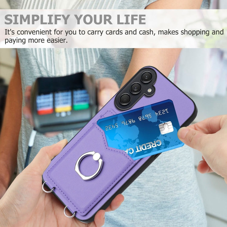 For Samsung Galaxy M55 / C55 5G R20 Ring Card Holder Phone Case