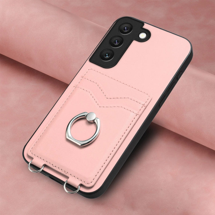 For Samsung Galaxy S22 5G R20 Ring Card Holder Phone Case