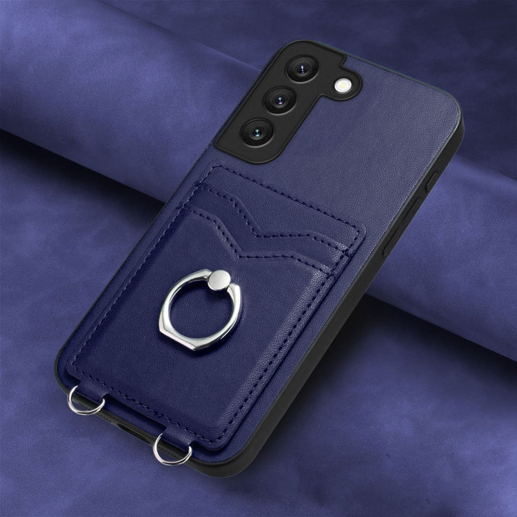 For Samsung Galaxy S22 5G R20 Ring Card Holder Phone Case