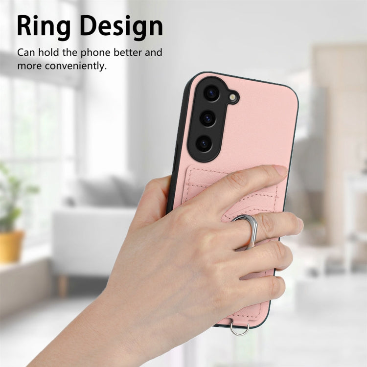 For Samsung Galaxy S23 FE 5G R20 Ring Card Holder Phone Case