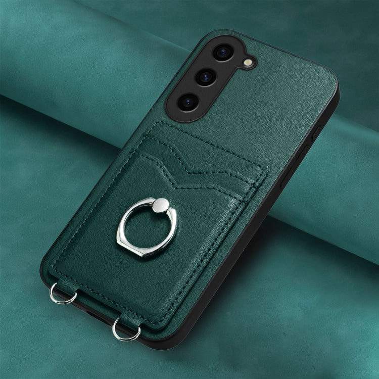 For Samsung Galaxy S23 FE 5G R20 Ring Card Holder Phone Case