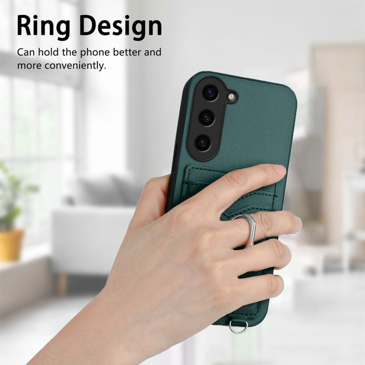 For Samsung Galaxy S23 FE 5G R20 Ring Card Holder Phone Case