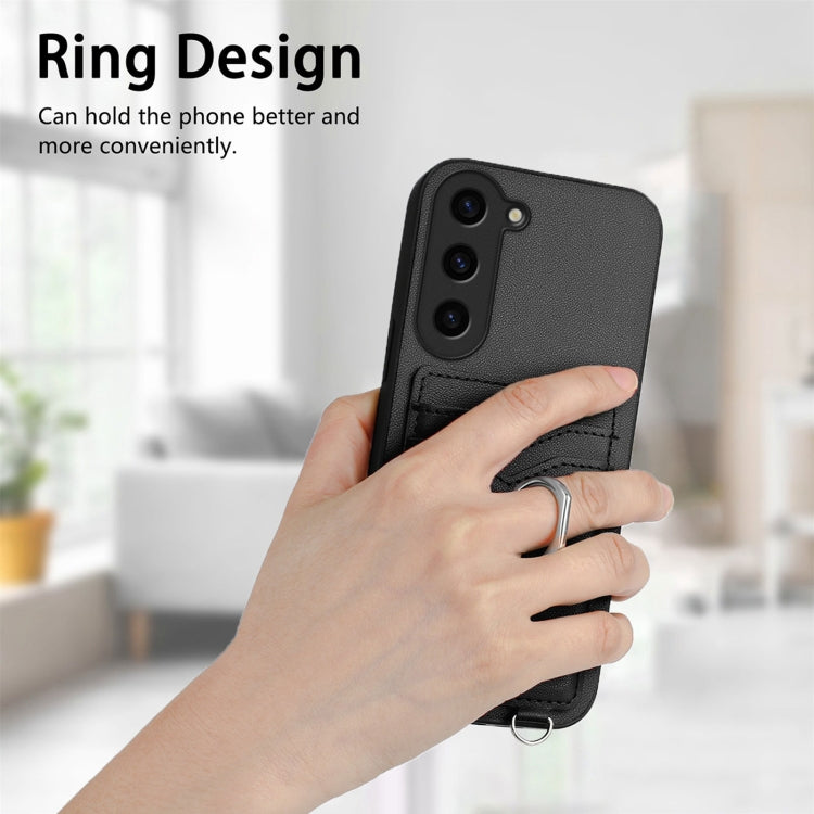 For Samsung Galaxy S23+ 5G R20 Ring Card Holder Phone Case