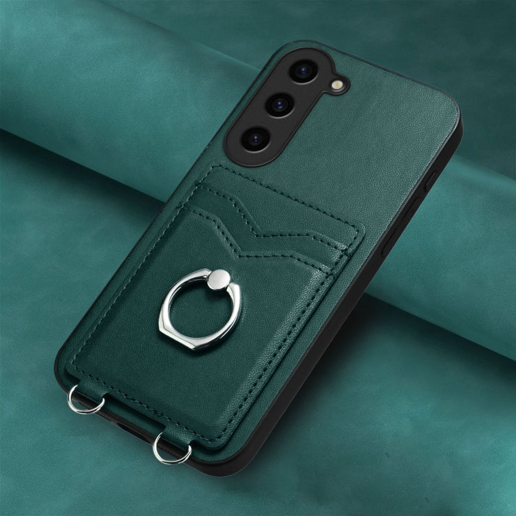 For Samsung Galaxy S23+ 5G R20 Ring Card Holder Phone Case