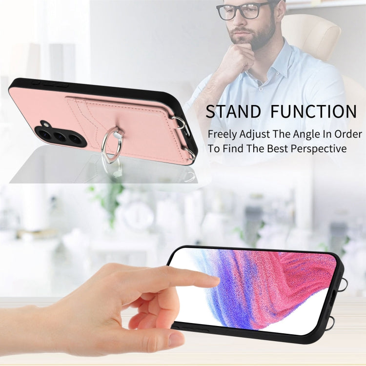 For Samsung Galaxy S24 5G R20 Ring Card Holder Phone Case