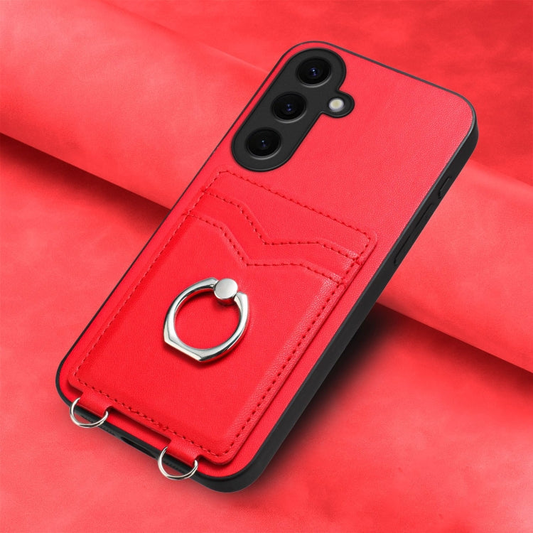 For Samsung Galaxy S24 5G R20 Ring Card Holder Phone Case