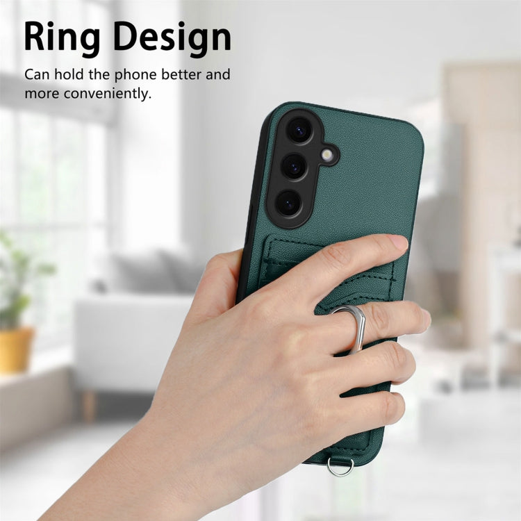For Samsung Galaxy S24 5G R20 Ring Card Holder Phone Case