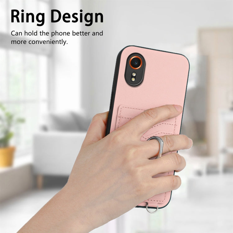 For Samsung Galaxy Xcover7 R20 Ring Card Holder Phone Case