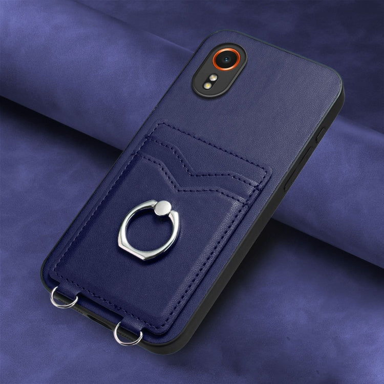 For Samsung Galaxy Xcover7 R20 Ring Card Holder Phone Case