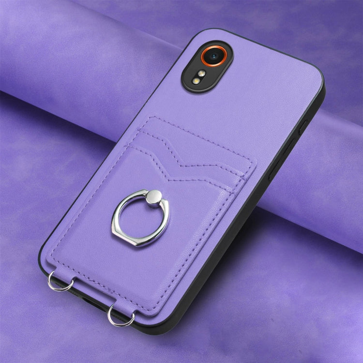 For Samsung Galaxy Xcover7 R20 Ring Card Holder Phone Case