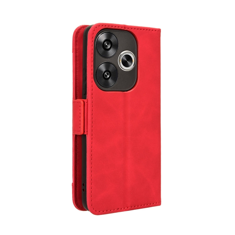For Xiaomi Redmi Turbo 3 5G Skin Feel Calf Texture Card Slots Leather Phone Case