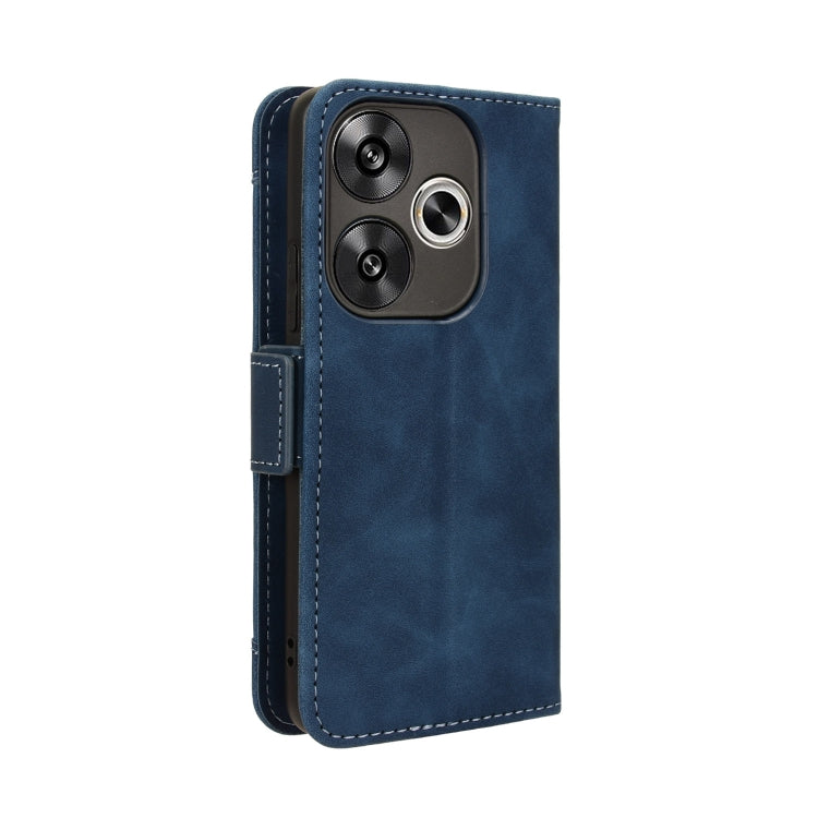 For Xiaomi Redmi Turbo 3 5G Skin Feel Calf Texture Card Slots Leather Phone Case