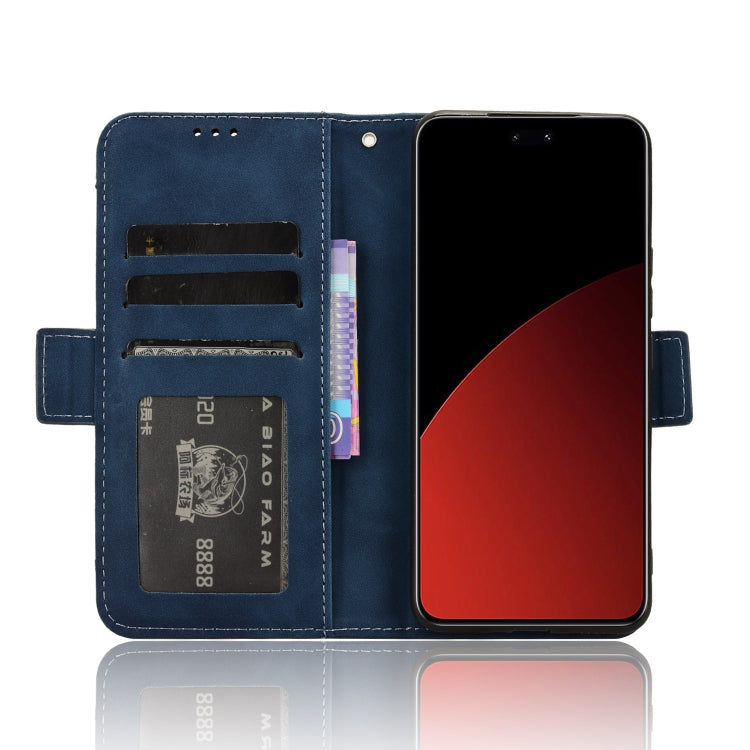 For Xiaomi Civi 4 Pro 5G Skin Feel Calf Texture Card Slots Leather Phone Case
