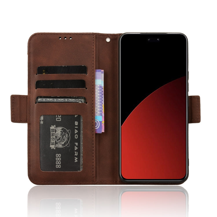 For Xiaomi Civi 4 Pro 5G Skin Feel Calf Texture Card Slots Leather Phone Case